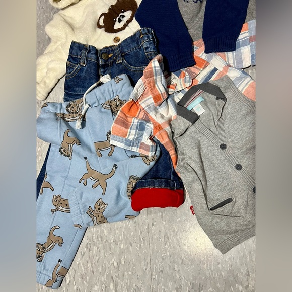 6-12 month boy pkg lined jeans - Picture 2 of 8